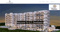 Desktop Screenshot of gtdevelopers.in